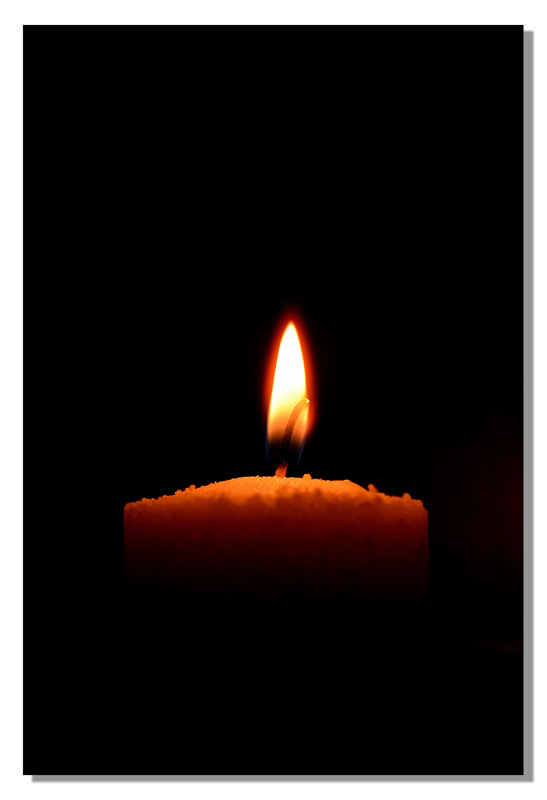 An image of a candle burning